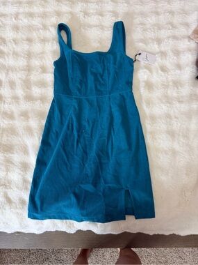 corduroy mini dress